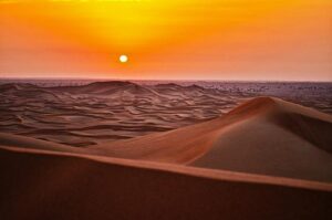 desert sunset