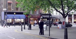 Street in Hatton Garden, London