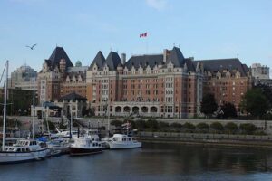 View of the Fairmont Express in Victoria, BC