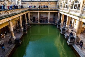 Roman bath in Bath, UK