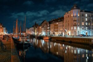 Copenhagen at night