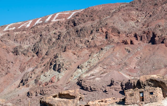 Calico ghost town in the USA