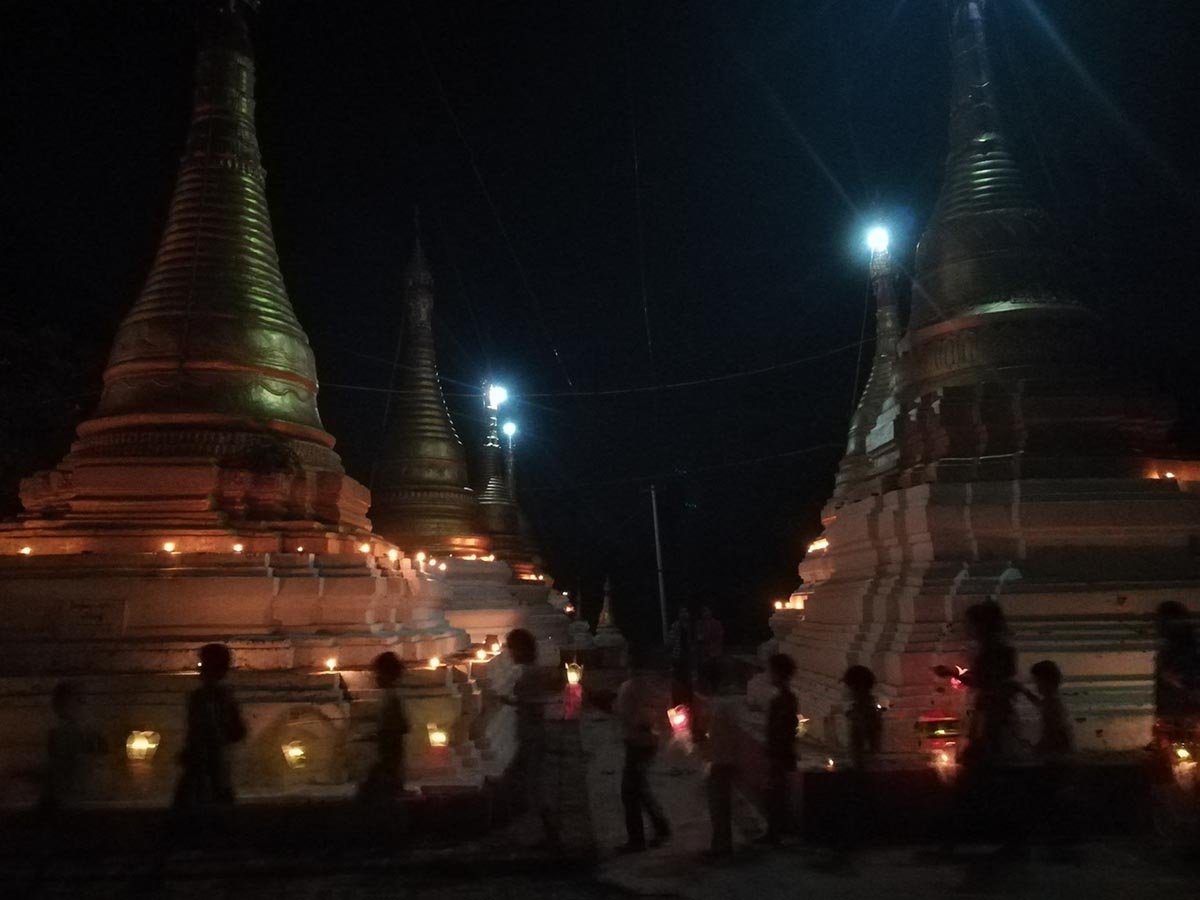 Tadingyut Festival in Myanmar 