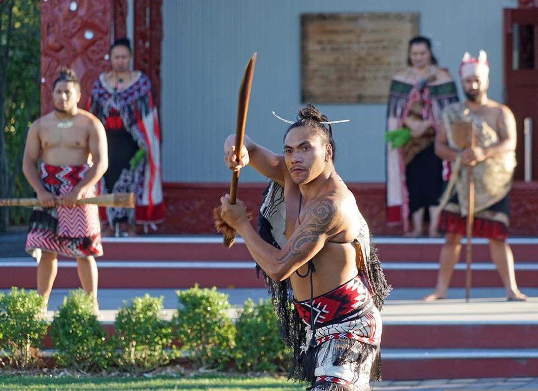 maori men in New Zealand