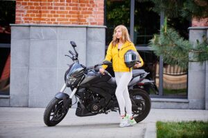 motorbike woman