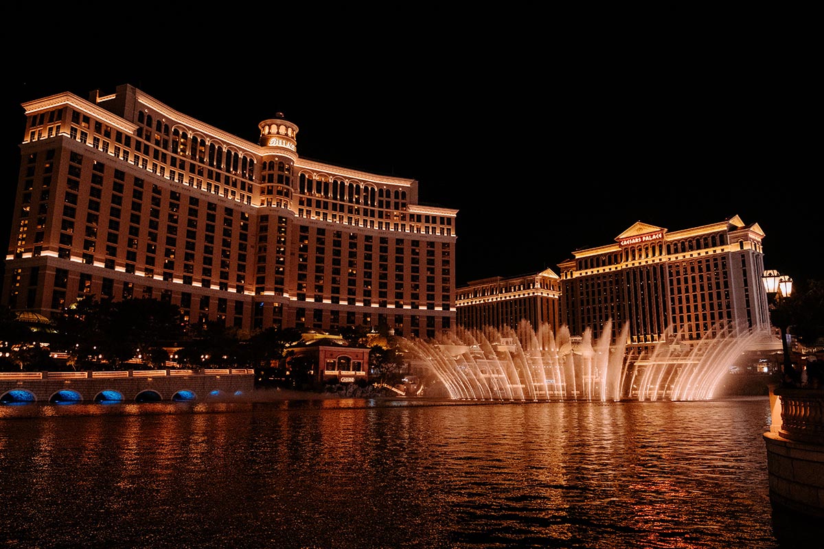 Belagio hotel fountain