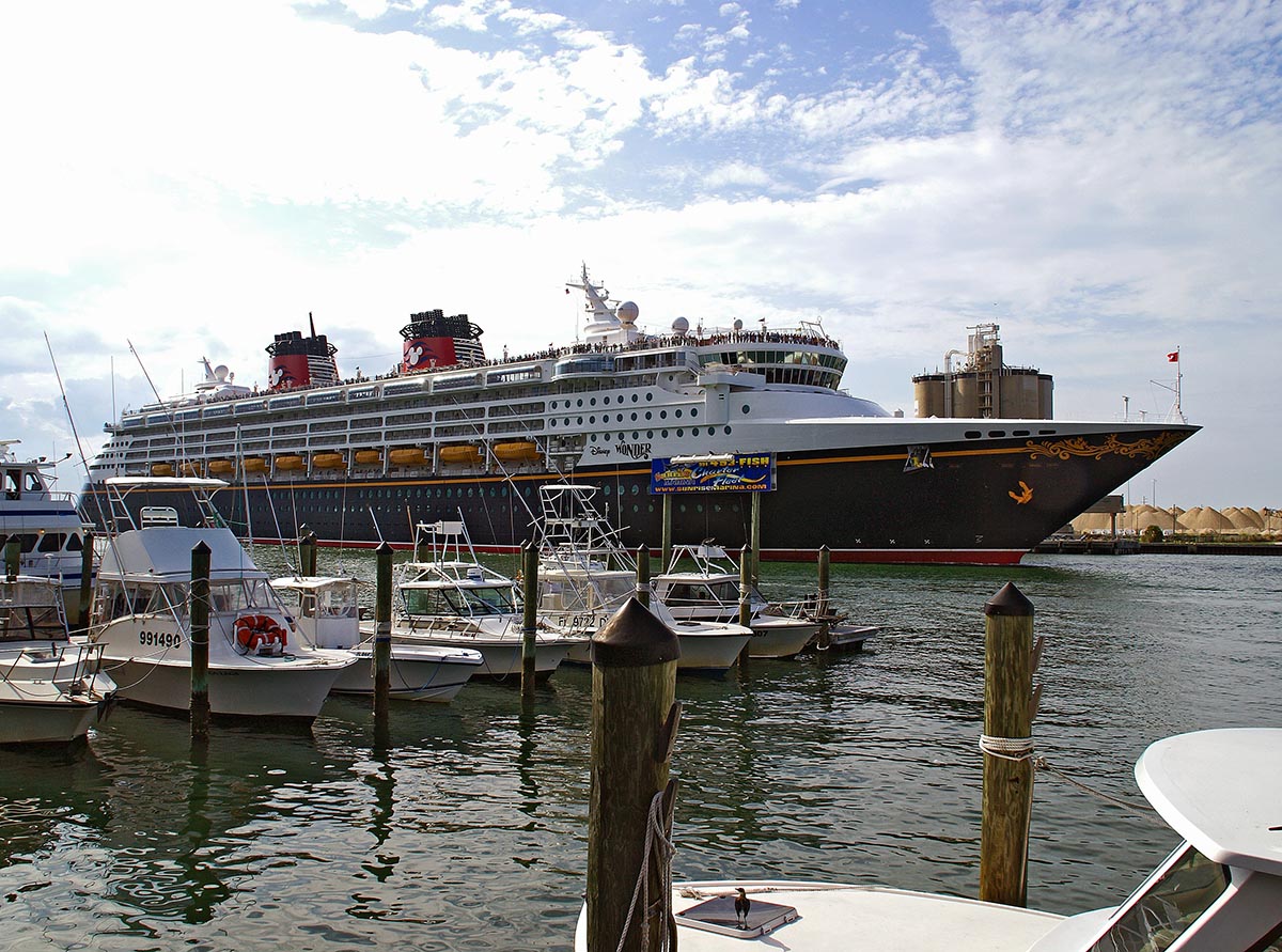 cruise ship at Port Canaveral