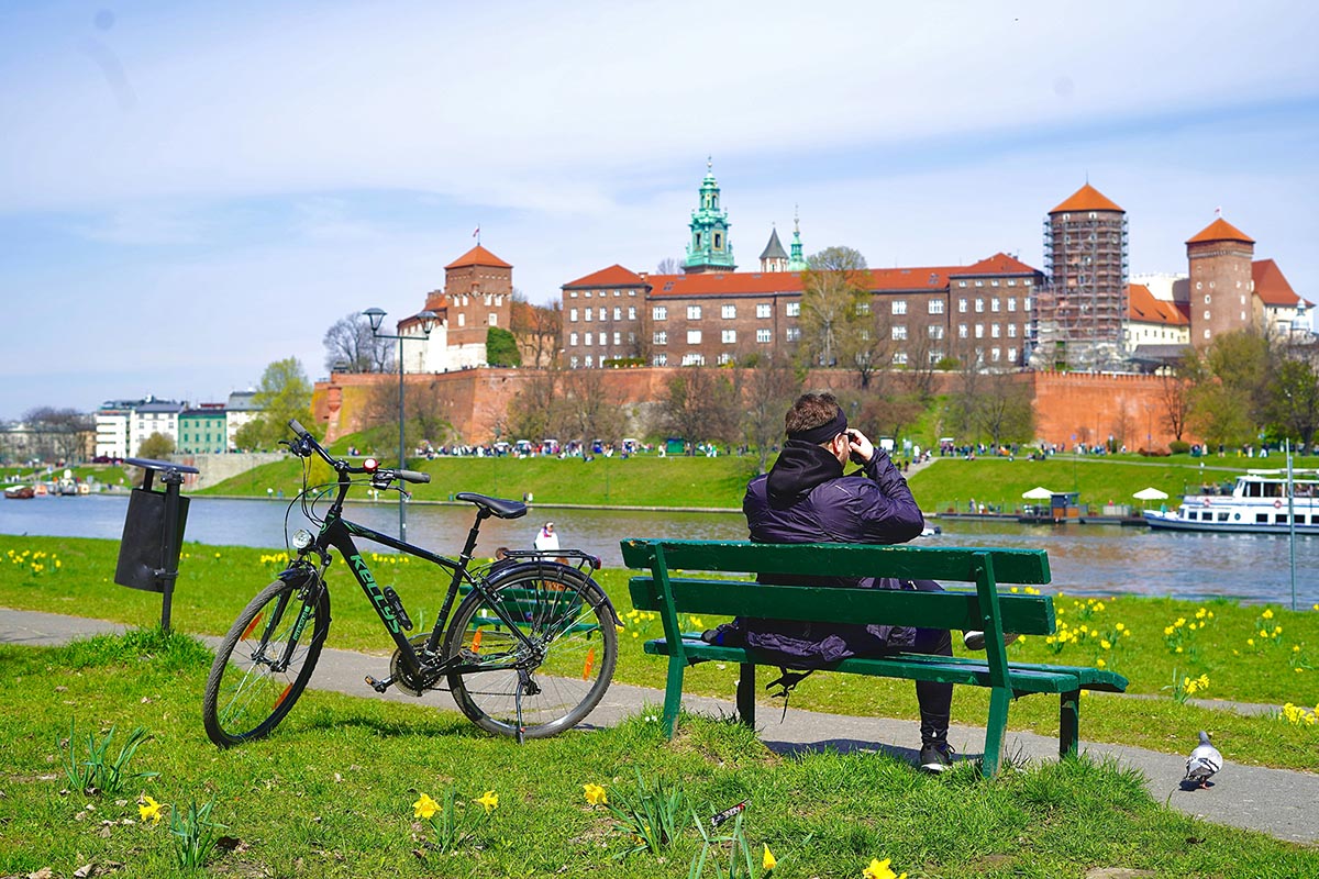 bicycle at historic site